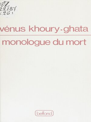 cover image of Monologue du mort
